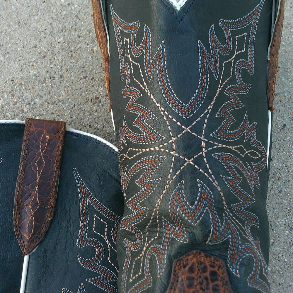 Men's Ariat Circuit Gritty Western Boot/ Cowboy Boots Size 10.5 - Picture 8 of 12